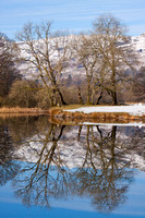 Winter reflections, River Brathay