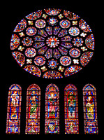 Rose window, Chartres