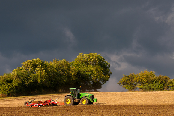 A stormy day for ploughing